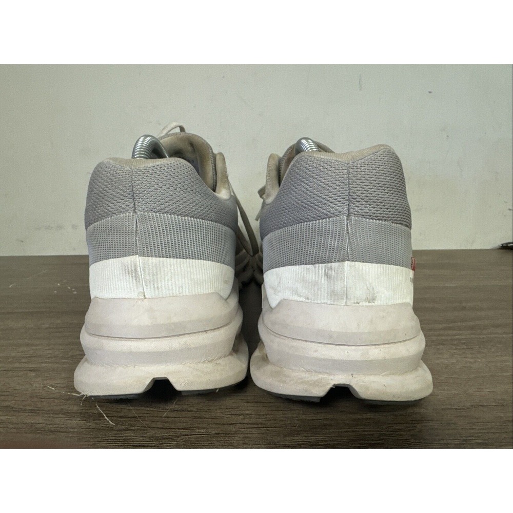 On Cloud- Cloudrunner White & Gray Athletic Shoes… - image 3